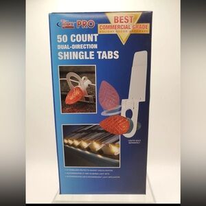 50 Titan Pro Commercial Grade Shingle Tabs for Christmas C7 & C9 Lights & Hooks